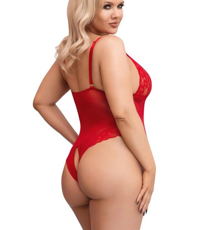 Crotchless Body red XL