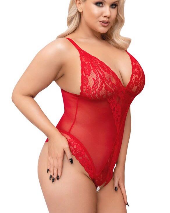 Crotchless Body red 4XL