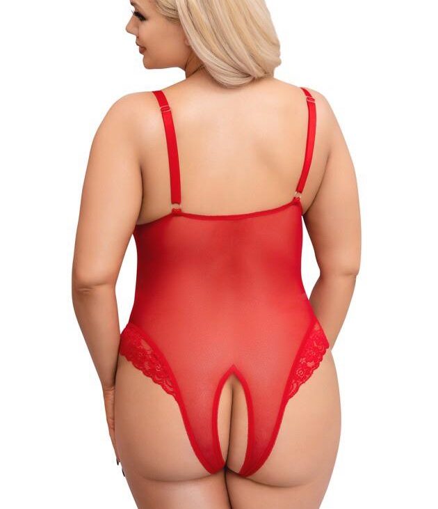 Crotchless Body red 4XL