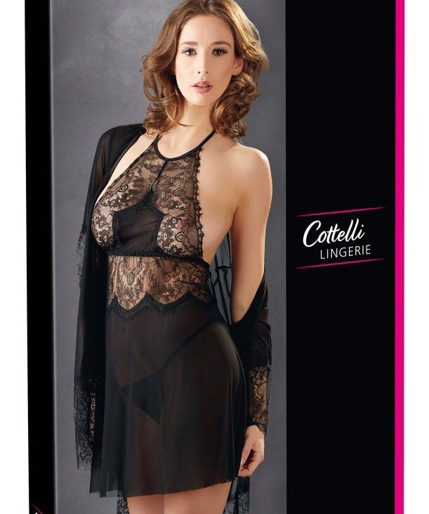 Chemise Set black S