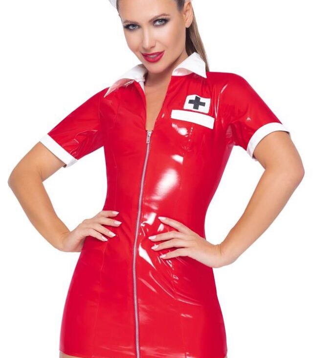 Vinyl Nurse red M