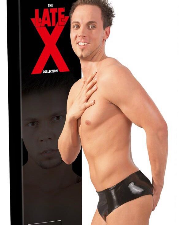 Latex Men's Briefs black M/L