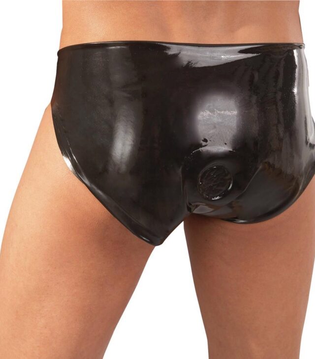 Latex Men's Briefs black M/L