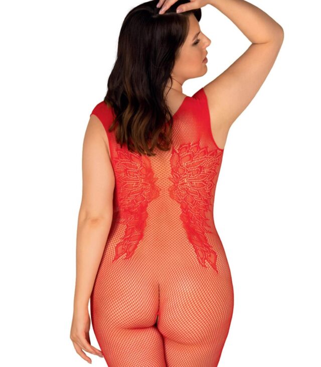 Bodystocking otwarte w kroku obsessive n112 xl/xxl