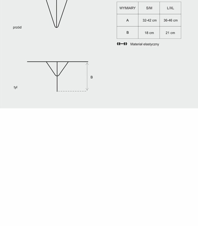 Zmysłowe sexy koronkowe stringi obsessive l/xl