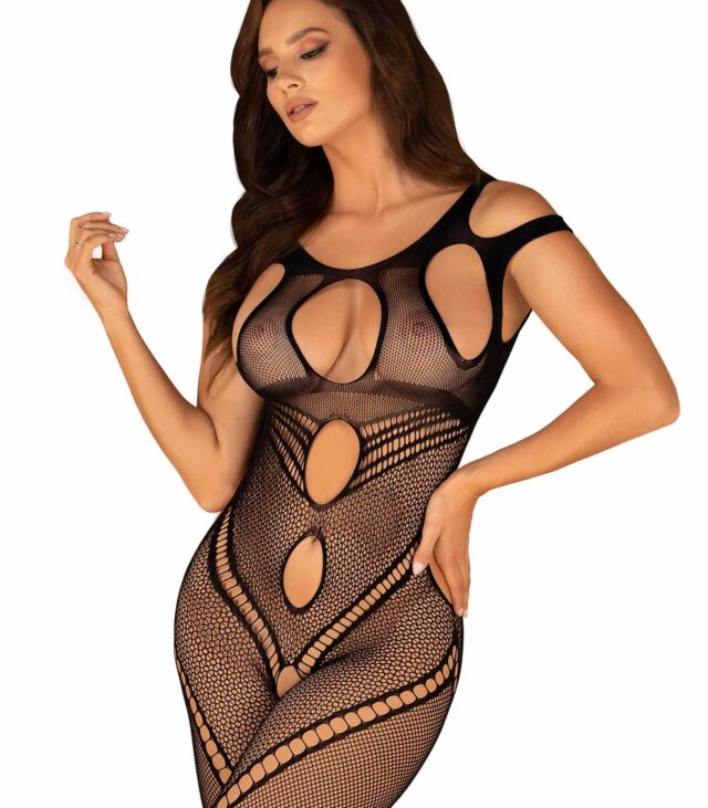 Bodystocking otwarty krok do seksu na randkę S/M/L