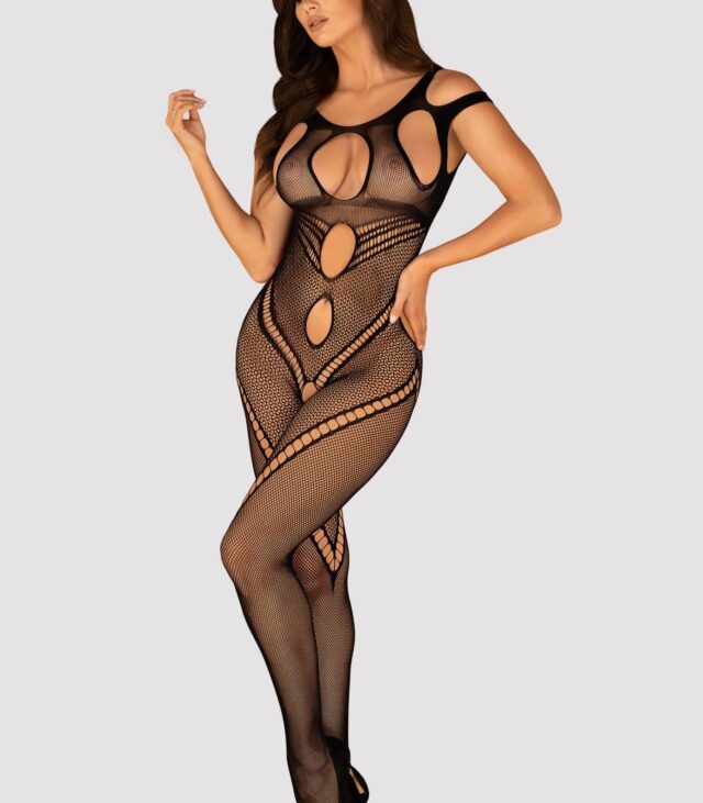 Bodystocking otwarty krok do seksu na randkę S/M/L