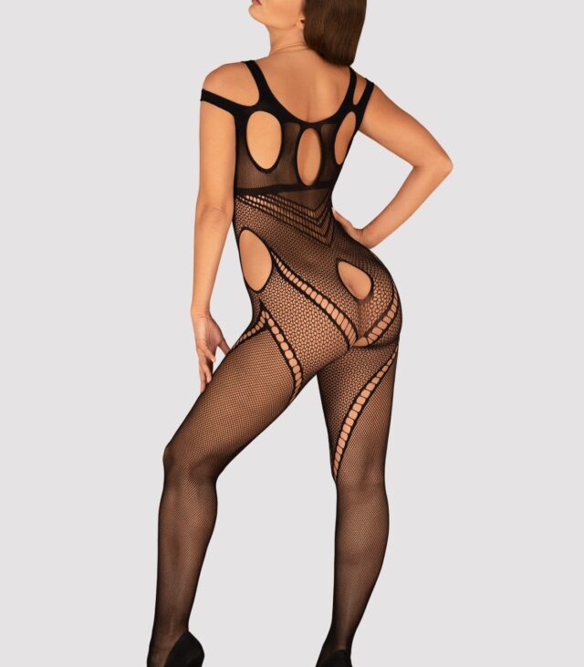 Bodystocking otwarty krok do seksu na randkę S/M/L