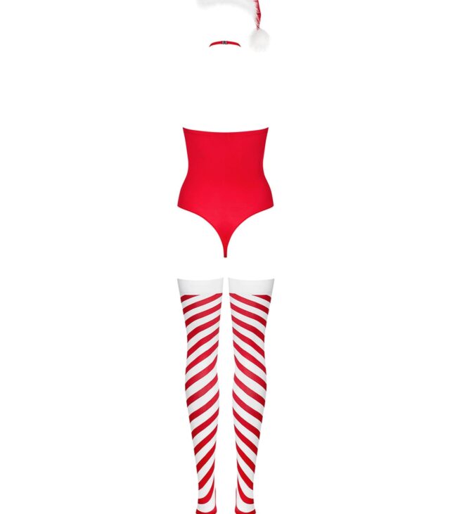 Bielizna-Kissmas body czerwone S/M