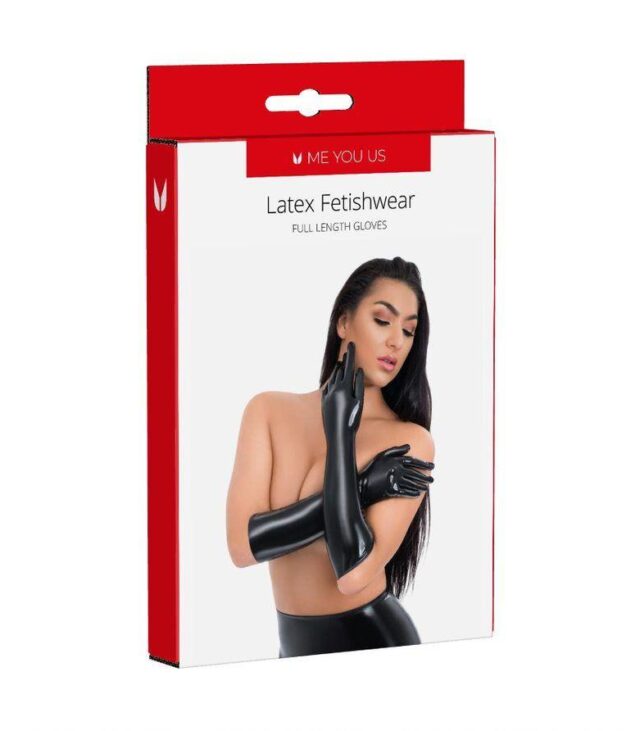 Me You Us Latex Full Length Glove Large