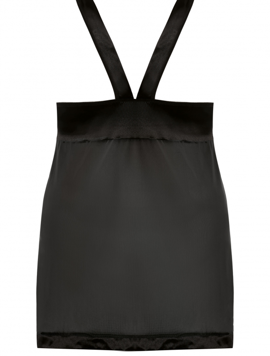 Samara black chemise L+ ( czarna halka )