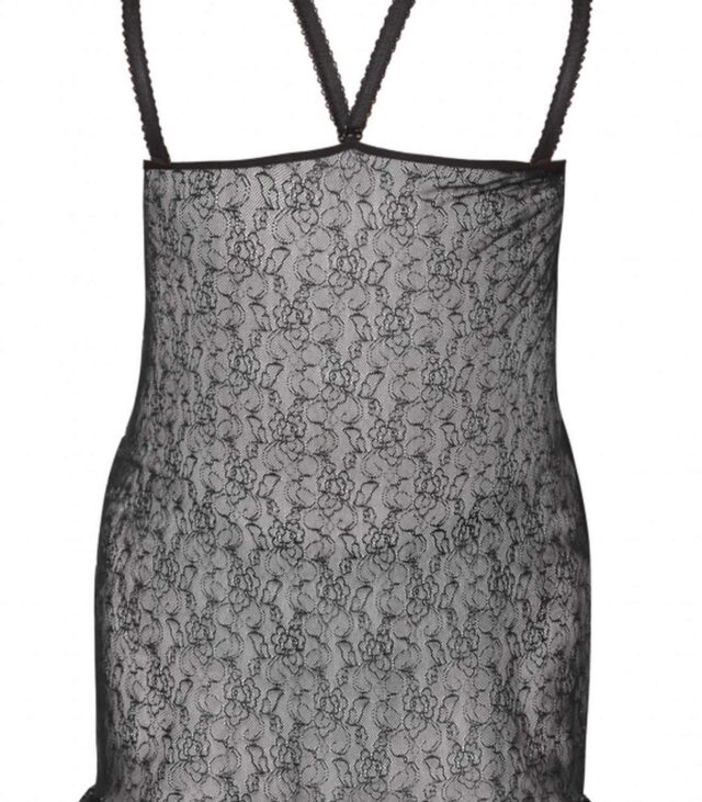 Tamara black chemise L+ ( czarna halka )