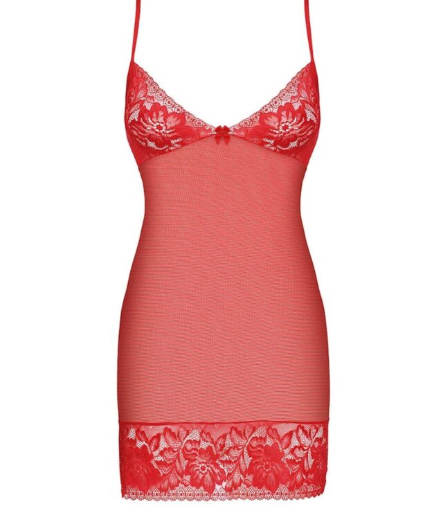 Bielizna - Vanessa XXL/XXXL (czerwona halka/red chemise)