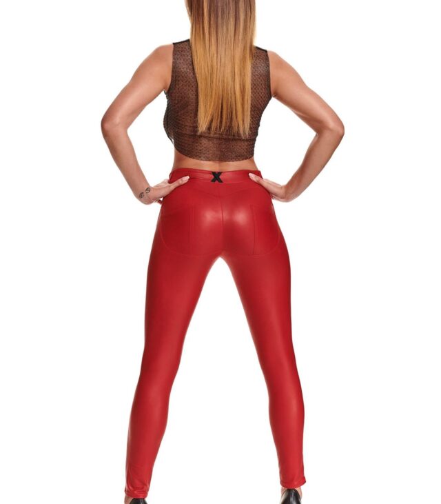 Bielizna - BRLIDIA001 legginsy czerwone rozmiar L