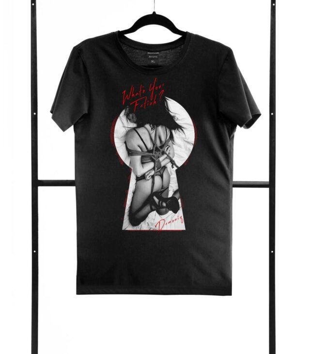 T-shirt men black M regular