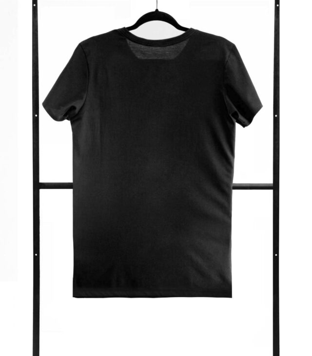 T-shirt men black M regular