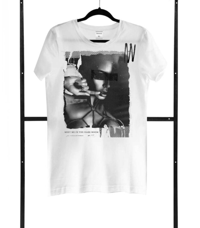 T-shirt men white S regular