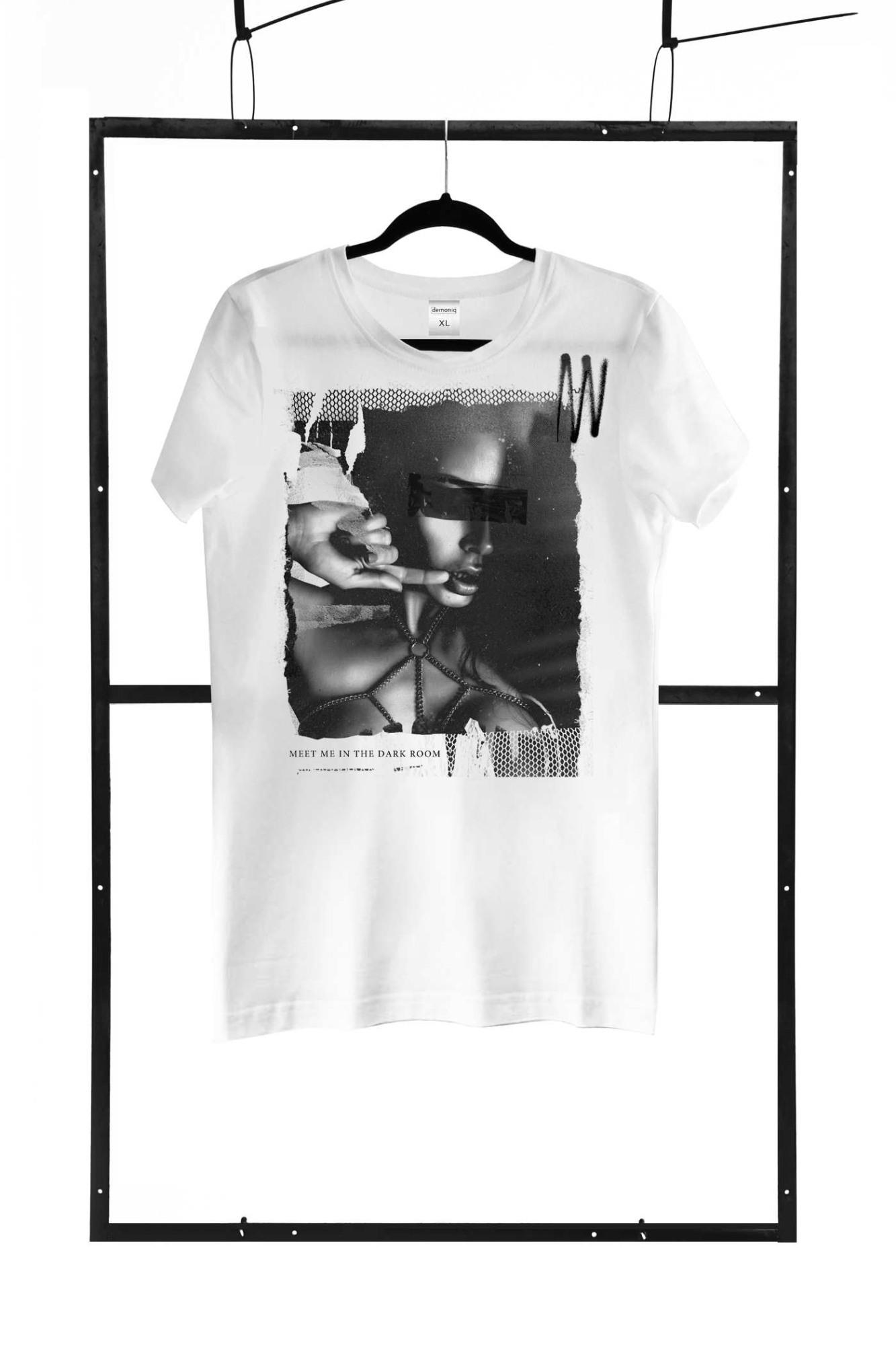 T-shirt men white S regular