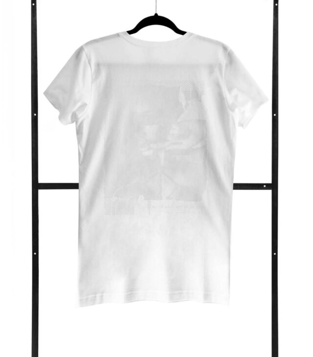 T-shirt men white S regular