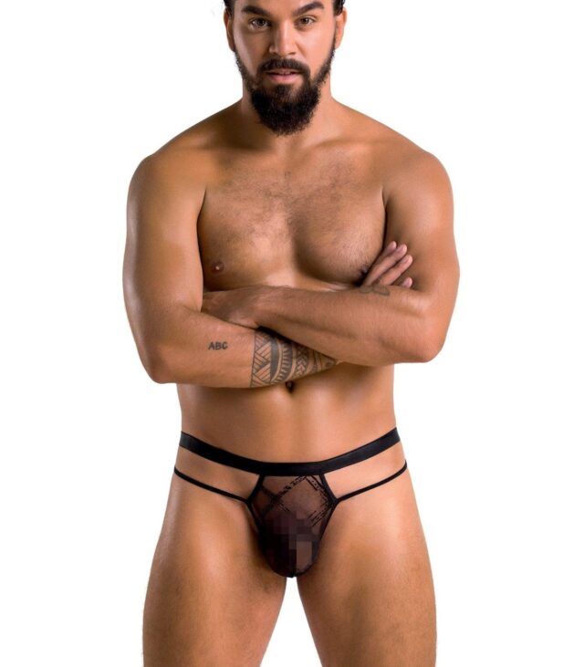 029 THONG COLLIN black L/XL - Passion