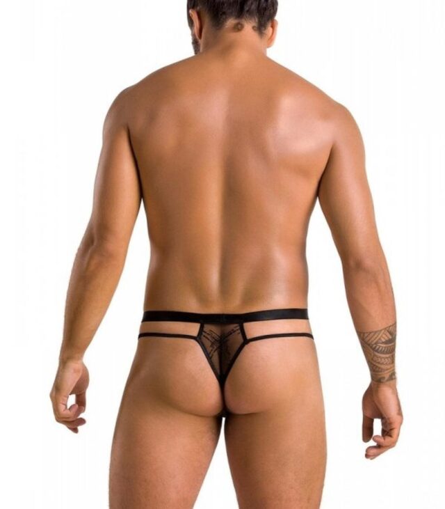 029 THONG COLLIN black L/XL - Passion