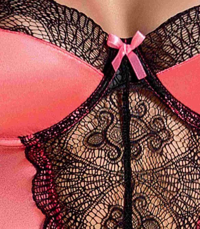 Bielizna-ROSALIE CORSET pink XXL/XXXL - Casmir