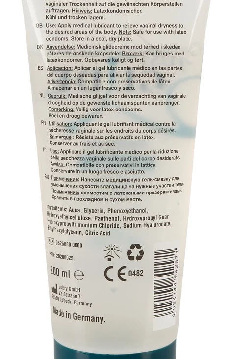 Just Glide Premium - Nawilżający Lubrykant Wodny Premium 200 ml