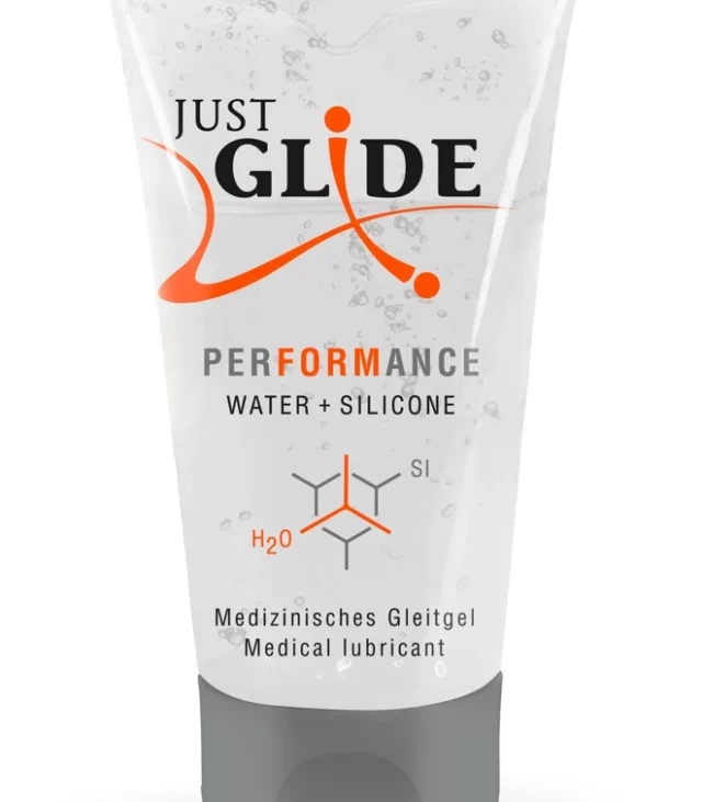 Just Glide Performance - Lubrykant Medyczny Na Bazie Wody I Silikonu 50 ml