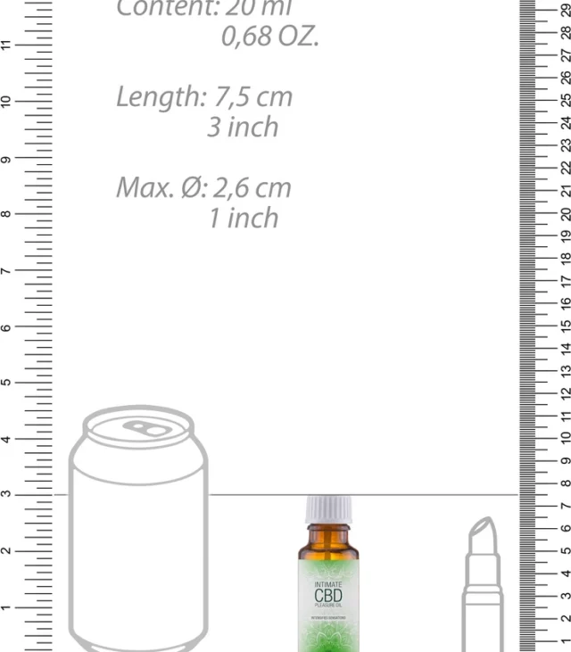 Stymulujący olejek CBD 20 ml Pharmquests shots