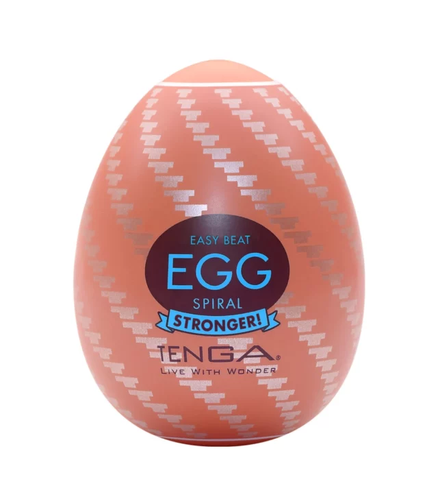 Tenga - Masturbator Ręczny W Kształcie Jajeczka Spiralny Egg Spiral