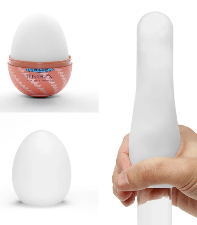 Tenga - Masturbator Ręczny W Kształcie Jajeczka Spiralny Egg Spiral