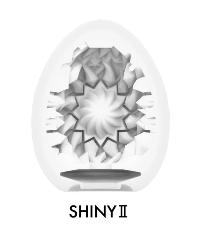 Tenga - Masturbator Ręczny W Kształcie Jajeczka Egg Shiny II