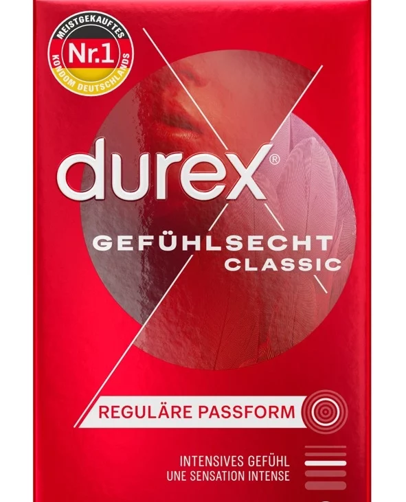 Durex - Prezerwatywy Lateksowe Zbiorniczek 8szt