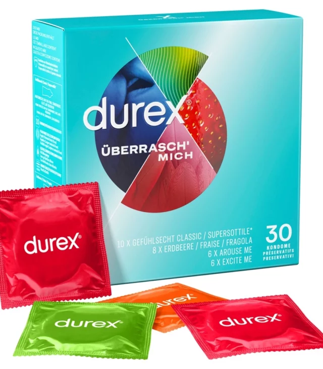 Durex - 30 Prezerwatyw Mix 4 Różne Odmiany