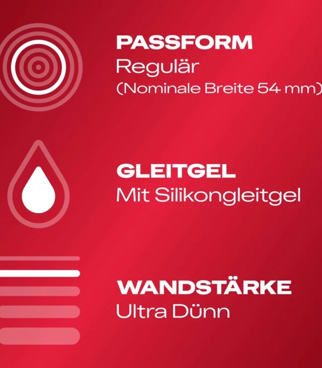 Durex - Prezerwatywy Lateksowe 20% Cieńsze Gefühlsecht Ultra 8 szt