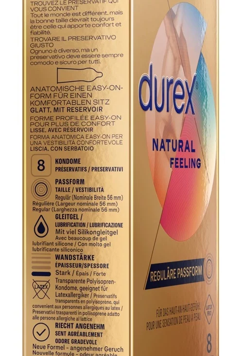 Durex - Naturalne Prezerwatywy Natural Feeling 8 szt