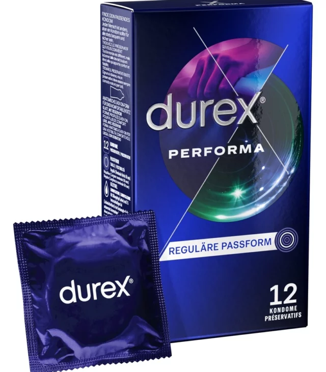 Durex - Prezerwatywy Zapewniające Dłuższy Seks Performa 12 szt