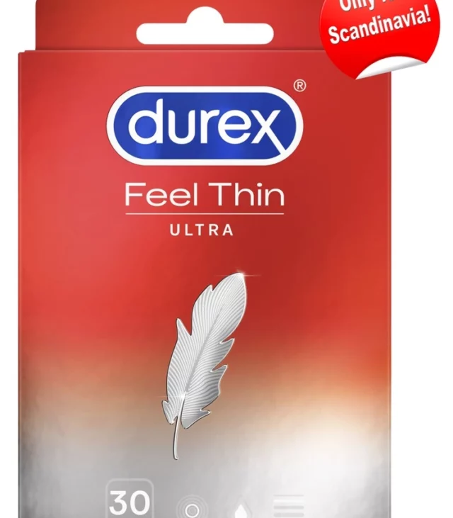 Durex Feel Thin - Prezerwatywy 20% Cieńsze 30szt