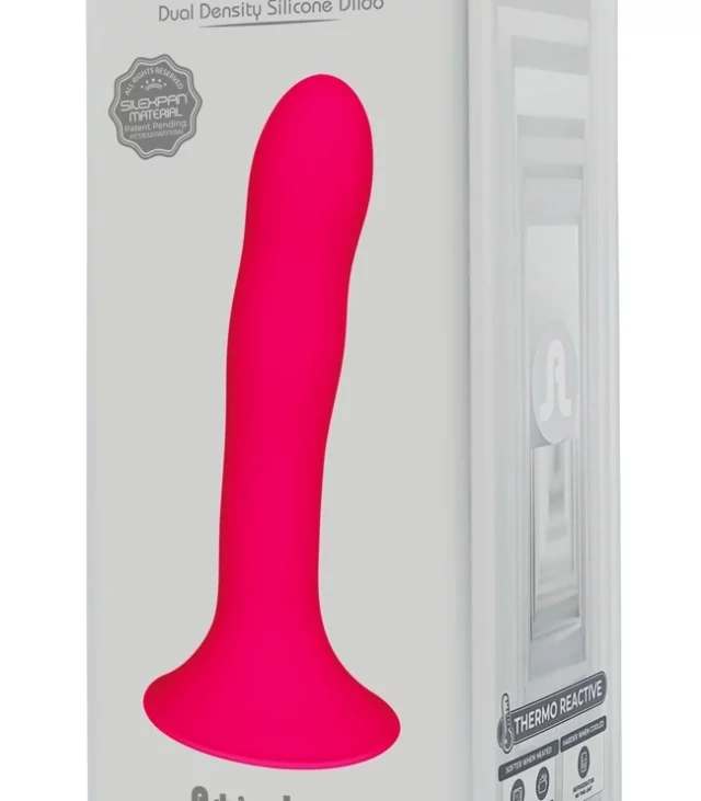 Adrien Lastic - Silikonowe Miękkie Dildo 17,8 cm Hitsens 4 Różowe