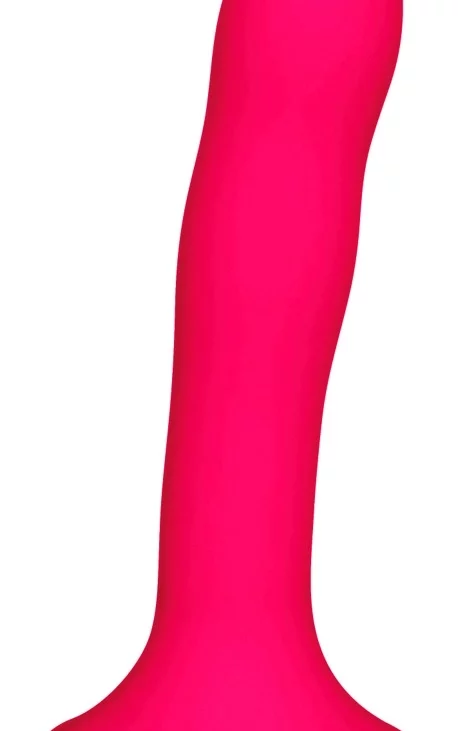 Adrien Lastic - Silikonowe Miękkie Dildo 17,8 cm Hitsens 4 Różowe