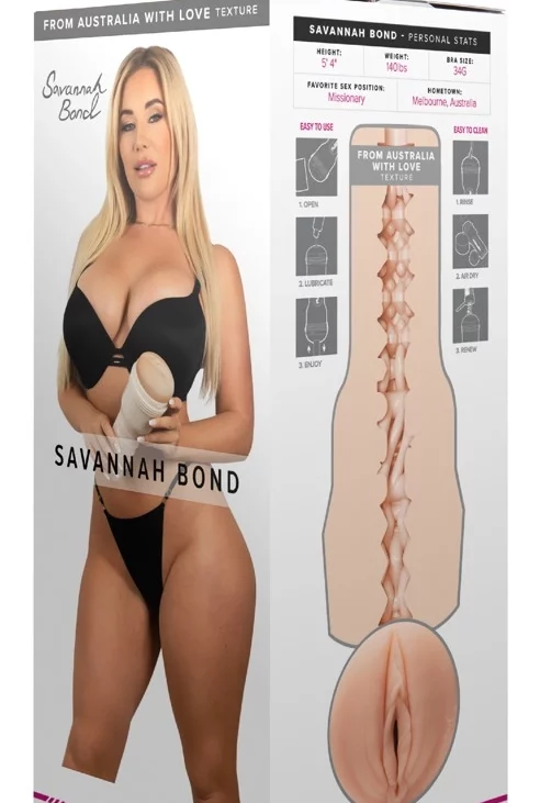 Fleshlight - Masturbator Realistyczna Cipka Savannah Bond