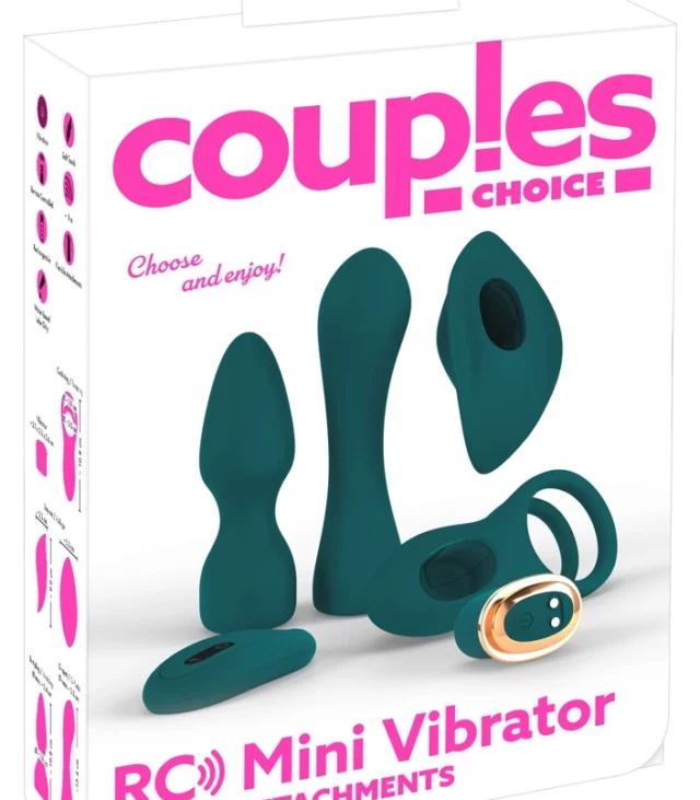 Couples Choice - Zestaw Mini Wibratorów Dla Par 4 szt Zielone