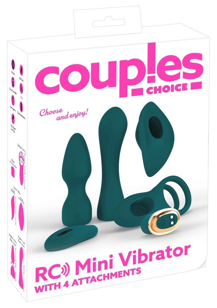 Couples Choice - Zestaw Mini Wibratorów Dla Par 4 szt Zielone