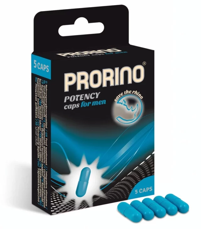 Kapsułki Na Potencję Dla Mężczyzn 5 szt - Prorino Potency 5pcs