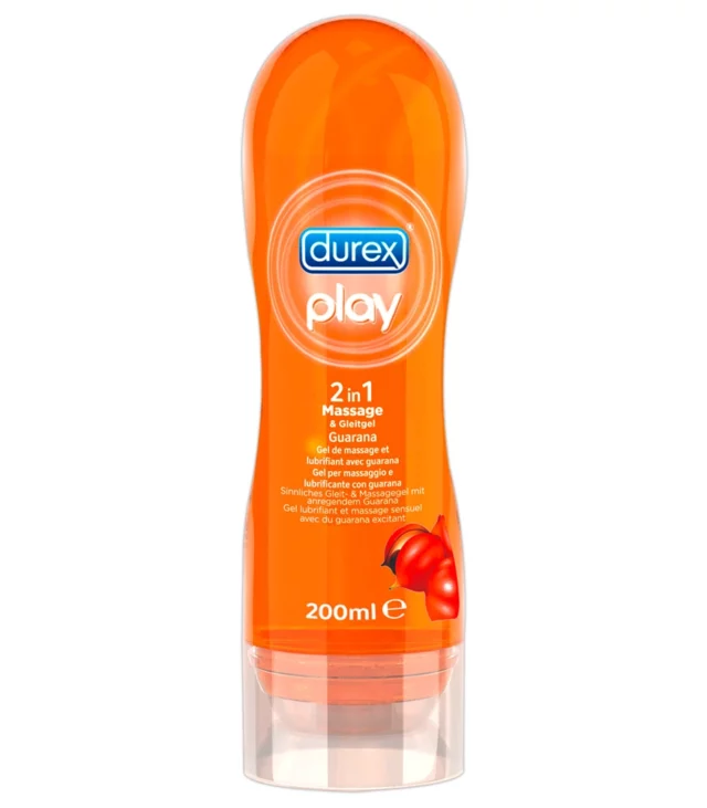 Durex Play 2in1 - Żel I Smar Do Masażu Guarana 200ml