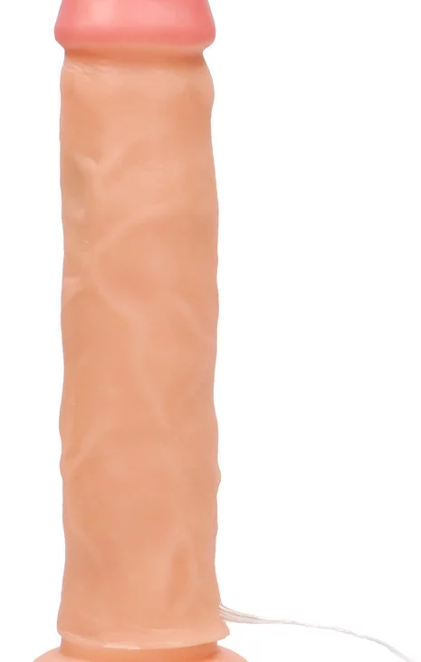 RealRock - Wibrujące realistyczne dildo z pilotem 23 cm