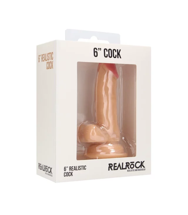 RealRock - Realistyczne dildo z jądrami 15 cm