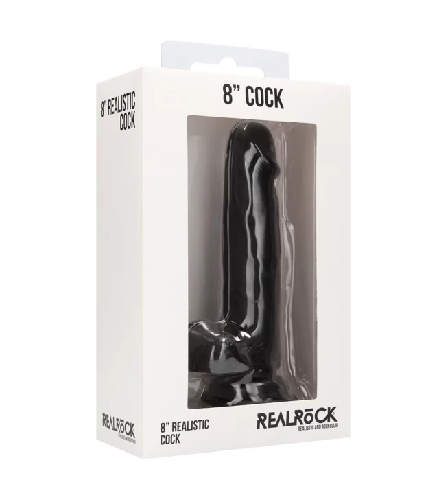 RealRock - Realistyczne dildo z jądrami 20 cm