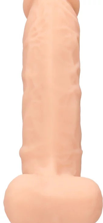 RealRock - Silikonowe dildo z jądrami 18 cm