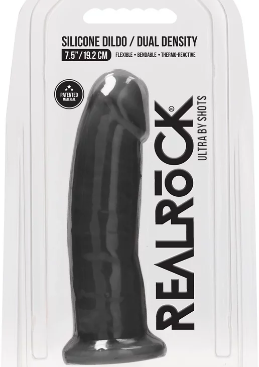 RealRock - Silikonowe dildo bez jąder 20 cm